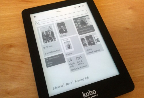 Firmware 2.1.6: un'interfaccia Tapestry per la Home del Kobo Glo