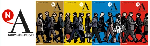 Le copertine dei quattri numeri di Nuovi Argomenti usciti nel 2013